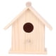 thumbnail image 2 of Casa para pájaros de madera, comedero para pájaros innovador, jaula para pájaros de construcción robusta, 2 of 12