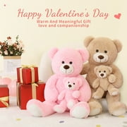 MaoGoLan Mommy and Baby Teddy Bear 39 Big Bear Stuffed Animal Plush Toy Stuffed Bear Toys