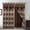 Coffee, variant on Petrichor Elegance Curtains with Gold Silver Threads 2 Panels Set - Luxury Window Treatment Attached Valance, Sheer Backing, and 2 Tie Backs for Bedroom and Living Room, 54x84 inches, Burgundy