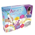 thumbnail image 4 of Lexibook Yeno Aerograph, magic electronic spray, 132 stencils, 12 colored pens, rechargeable battery, green / white, CR800, 4 of 11
