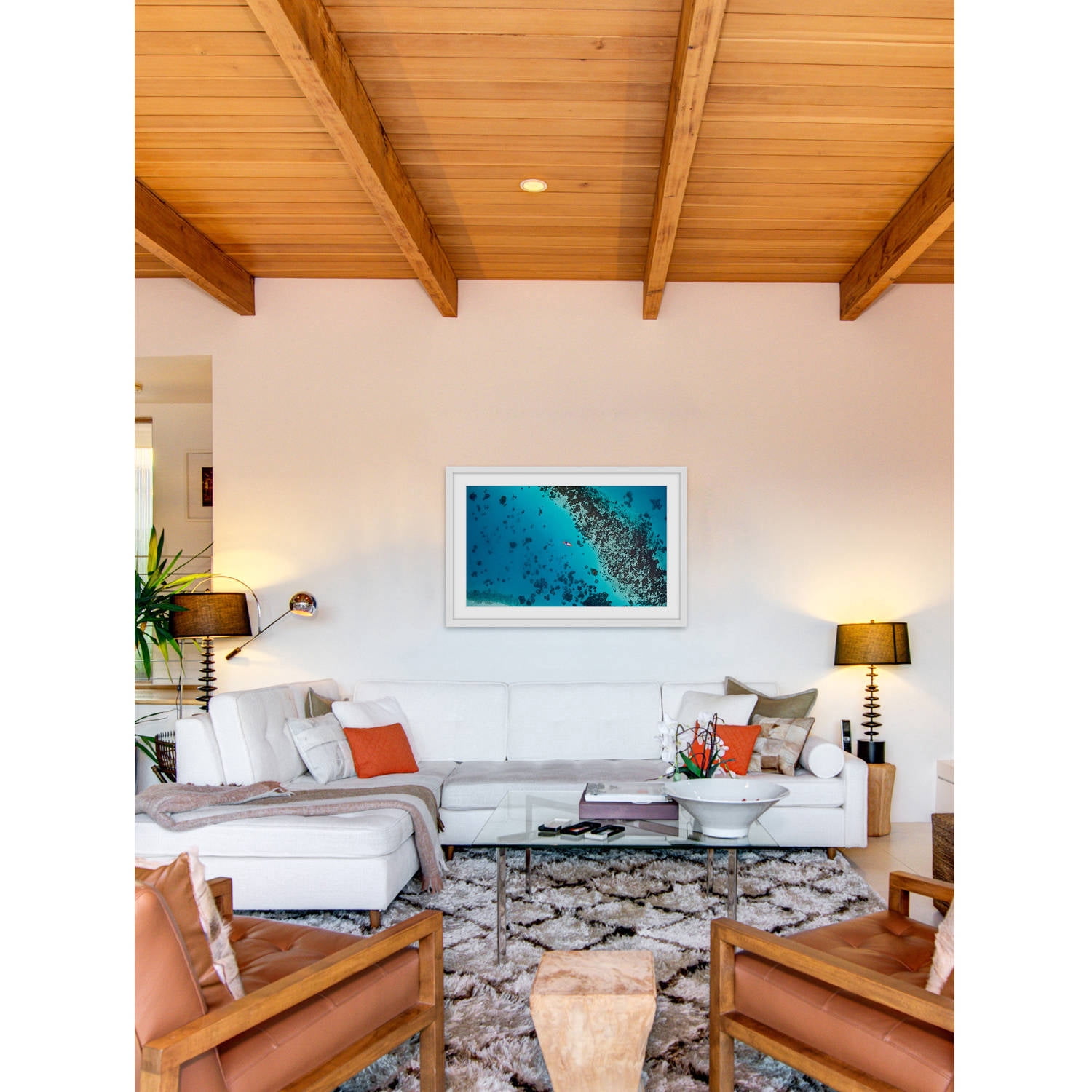 Marmont Hill "Floating Deserted" by Hassan Ishan Framed Painting Print