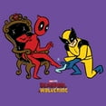thumbnail image 2 of Junior's Marvel: Deadpool & Wolverine Glass Slipper  Graphic T-Shirt, 2 of 4