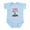 Sky Blue, variant on CafePress - Whos Next Infant Bodysuit - Baby Light Bodysuit, Size Newborn - 24 Months