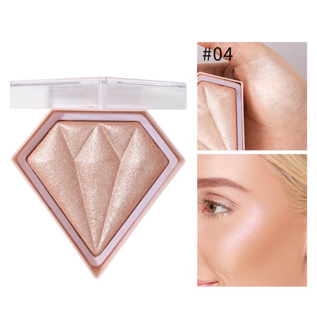 Paleta De Iluminadores Brillantes De Larga Duración Para Mujeres Con Textura Fina Y Fácil De Aplicar, Refina Los Contornos Faciales Para Crear Una Apariencia 3D