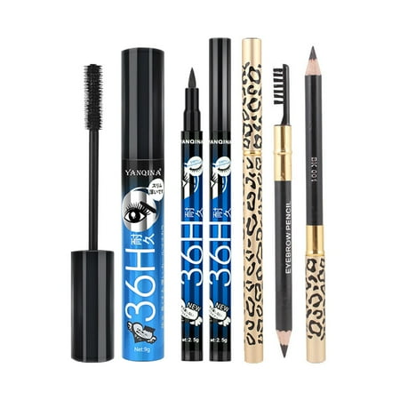 

And 10ml Fiber And And Waterproofs Thickens Makeup 4d Eye Eyebrow Eyeliner And -proof Pencil Definer Mascara Length Set lingerie for women