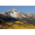 thumbnail image 2 of Grall, Don 18x13 Gold Ornate Wood Framed with Double Matting Museum Art Print Titled - Colorado, San Juan Mts Wilson Peak in autumn, 2 of 4