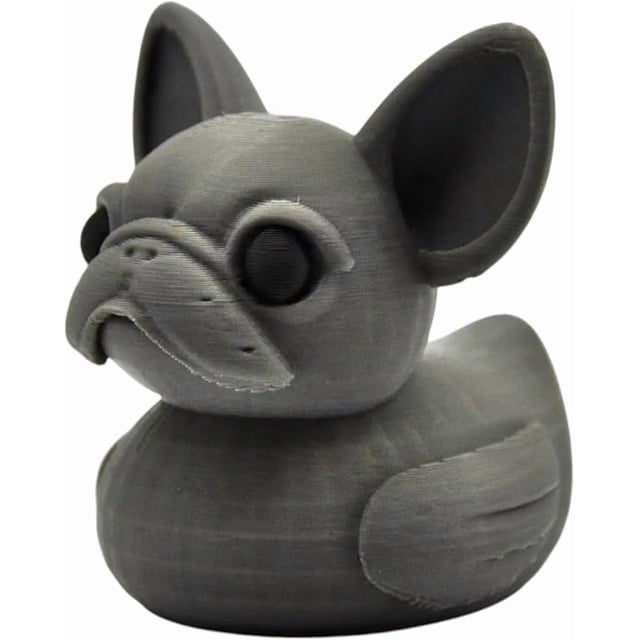 French Bulldog Duck plastics Figurine - Car Dashboard Duck Décor - Funny Ducking Gift - Cute Dog Rubber Duck Alternative (French Bulldog Duck)