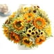 thumbnail image 2 of Flores Artificiales Xihbxyly En Seda con 5 Cabezas En Girasol para Decoración Del hogar, 2 of 7
