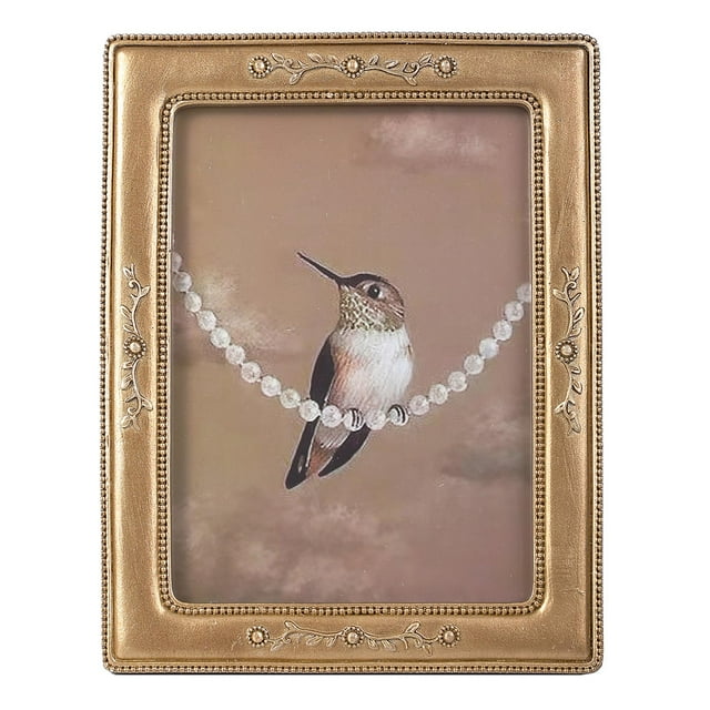 Marco de fotos SIKOO Vintage 13x18 cm en resina de bronce