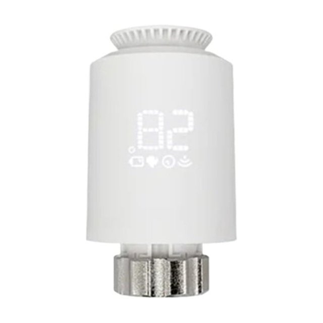 Thermostat Radiator Actuator Smart TRV Thermostatic Valve Temperature Controller White ,Easy to Install