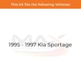 thumbnail image 3 of MAX Advanced Brakes - Front Brake Kit For 1995-1997 Kia Sportage| Carbon Ceramic Brake Pad and Rotor Kit| Daily Driving OE Replacement Brake Rotors, 3 of 9