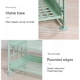 thumbnail image 4 of Desktop Storage Rack Double-Layer Bathroom Organizer Shelf Cosmetic Stationery Storage Shelf Holder 2-Tier Kitchen Storage Organizer Rack for Shampoo Soap Table Display Shelf, 4 of 6