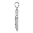 thumbnail image 2 of Finest Gold 14K White Gold Reversible Crucifix Pendant, 2 of 4