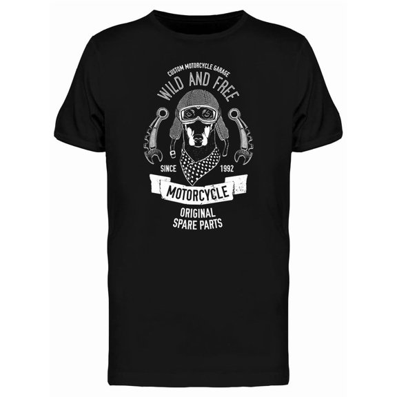 Wild And Free Dog Tee Men's -Image by Shutterstock