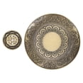 thumbnail image 2 of Quemadores de incienso de bronce con forma de flor y soportes redondos para varillas de incienso para decoración del hogar., 2 of 14