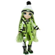 Rainbow High Winter Break Jade Hunter  Green Winter Break Fashion Doll and Playset with 2 Complete Doll Outfits, Snowboard and Winter Doll Accessories, Great Gift for Kids 6-12 Years Old