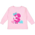 thumbnail image 3 of Inktastic Dinosaur Party-third Birthday Girls Long Sleeve Toddler T-Shirt, 3 of 5