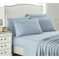 thumbnail image 2 of Sweet Home Collection 1500 Series Bed Sheets - Extra Soft Microfiber Deep Pocket 6pc Sheet Set - Mist, Queen, 2 of 5