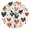 Black, variant on Round Clock Gold Clock 9.84*9.84 Inch Round Art Clock Decorative Clock Creative Clock Dual-Purpose Clock Wall Clock Clock Fashion Decoration Christmas Cartoon Love