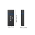 thumbnail image 2 of Adaptador de audio Bluetooth Computadora TV Música Estéreo Transmisor de audio inalámbrico Puerto auxiliar USB de 3,5 mm Yuarrent EL4590-00B, 2 of 2
