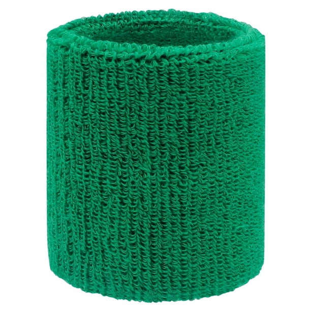 (10 uds.) Muñequera de algodón absorbente del sudor de 8 cm Deportes Culturismo Fitness Running Baloncesto Muñequera de algodón transpirable