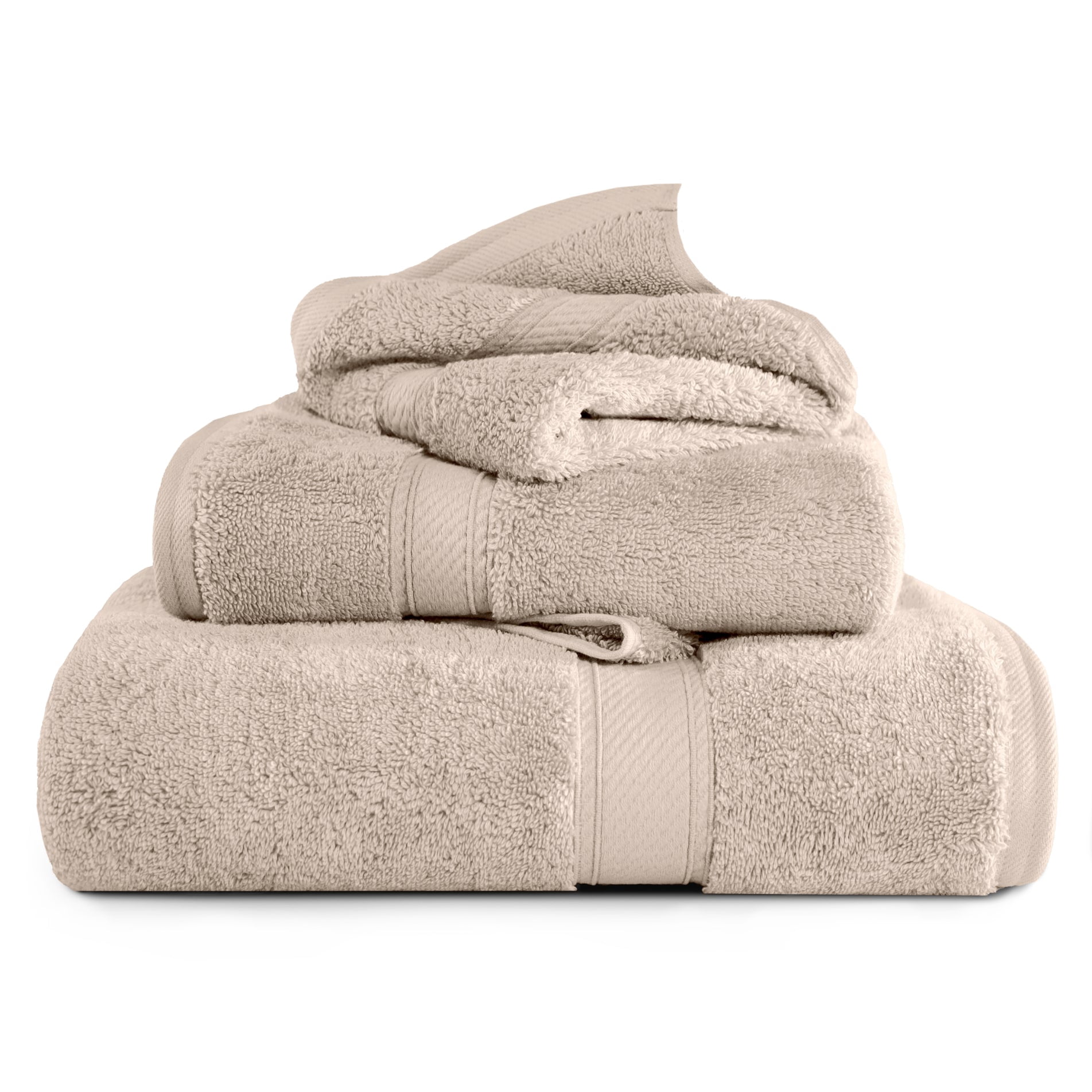 Superior 800 GSM Egyptian Cotton 8-Piece Towel Set, Soft Ultra Absorbent Towels, Chocolate