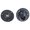 6-2, variant on 2 Inch Dome Tweeter Driver, Compact ABS Replacement Unit with Round Flange for Repair and Rebuild Projects