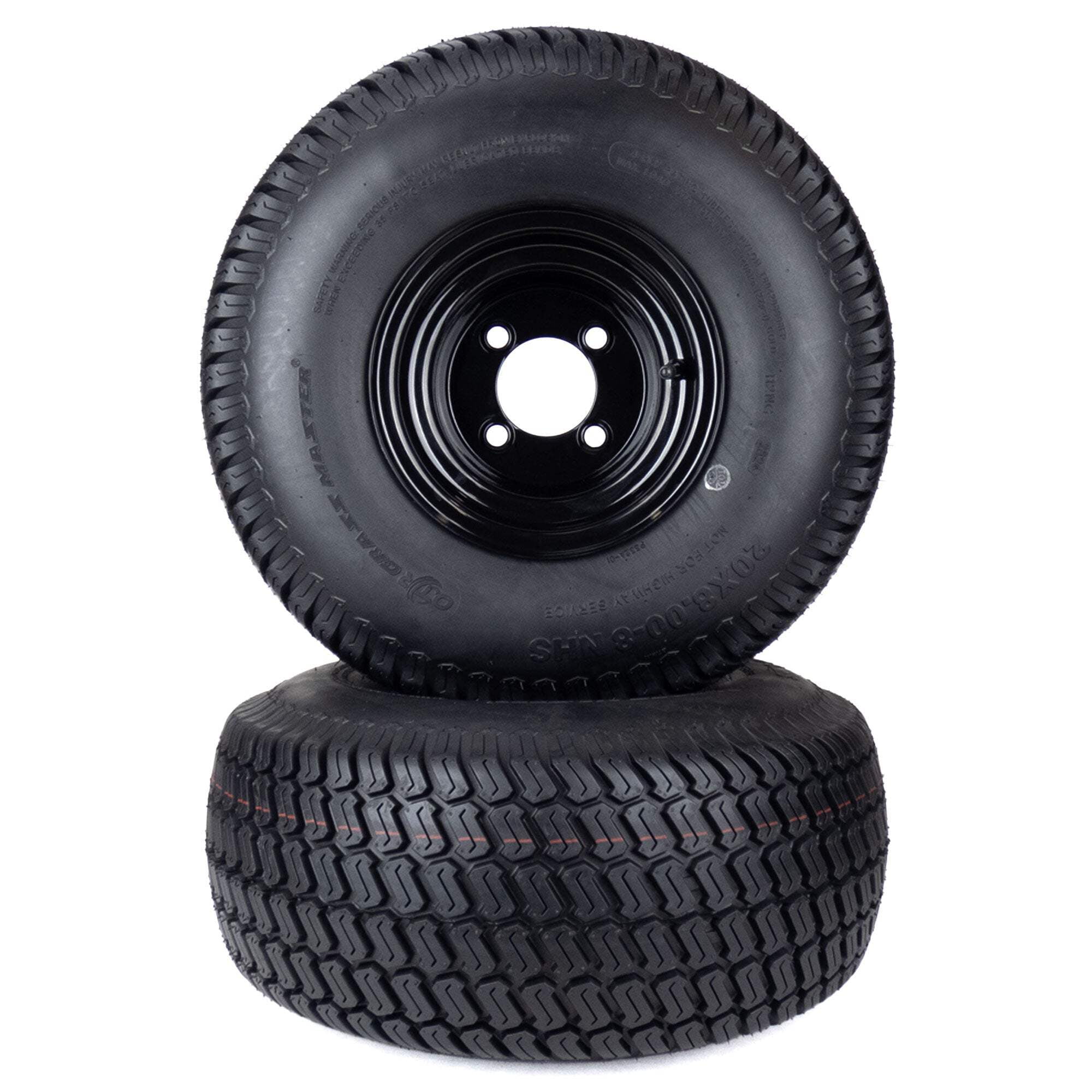 2) Pneumatic Tire Assemblies 13x6.50-6 Fits Hustler X One