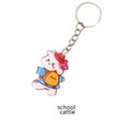 thumbnail image 2 of Cartoon Keychain Ring Fashion Cute Animal Keychains Lovely Acrylic Door Car Key Holder Backpack Purse Wallet Keyring Pendant for Female Type 5, 2 of 9