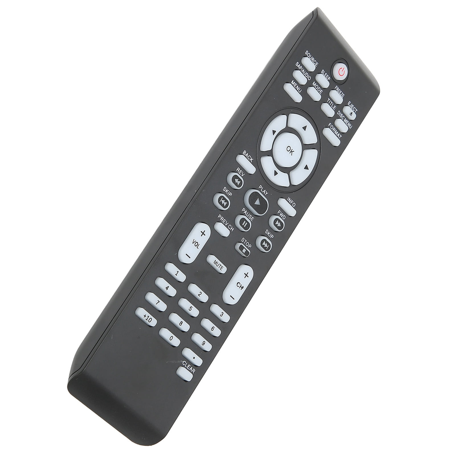 Universal Television Remote Control Replacement TV Remote Controller for Magnavox Philips LCD HD TV Models, 7.87 x 1.97 inches / 20.0 x 5.0 cm, Black