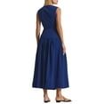 thumbnail image 2 of Derek Lam 10 Crosby womens  Annika Mixed Media Mini Grid Georgette Dress, 2, 2 of 4
