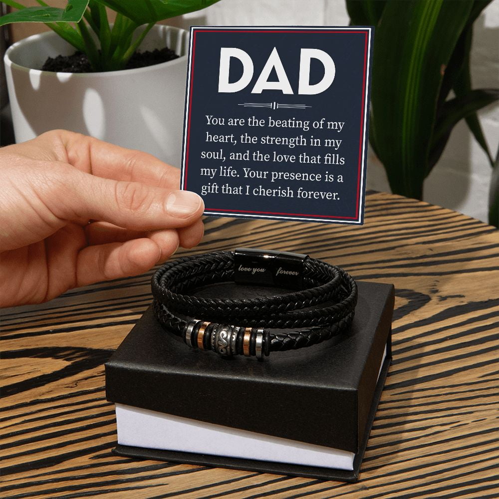 To My Dad You Are The Love You Forever Bracelet