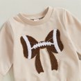 thumbnail image 4 of Kiijoy Girls Outfits Bow Print Sweatshirt Sweatpants Casual Sweatsuit, Sizes 6-12M, 4 of 7