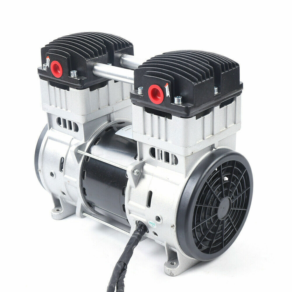 DENEST 7CFM Silent Air Pump Compressor Head Small Air Mute Oilless Vacuum Pump 1100W