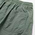 Male Summer Slightly Wrinkled Cargo Shorts Cool Outdoor Quarter Pants