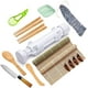 thumbnail image 1 of Kit para hacer Sushi, máquina para hacer Bazooka de Sushi todo en uno con tapete para Sushi de bambú, palillos de bambú, esparcidor, cuchillo para Sushi, bolsa de algodón, 1 of 5