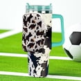 thumbnail image 1 of Bolsa De Almacenamiento Para Vasos De Fitness. Bolsa colgante para taza de fitness para vaso Stanley IceFlow 20OZ 30OZ (vaca marrón), 1 of 8