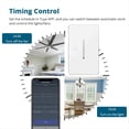 thumbnail image 2 of Interruptor Inteligente Zigbee para Ventilador con Luz, Control Táctil de 1 Banda y Control Deslizante, Velocidad del Ventilador . Se Requiere Usar con la Aplicación Tuya., 2 of 6