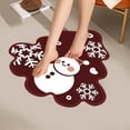 thumbnail image 4 of Alfombrilla de Baño Navideña onlyliua Absorbente Antideslizante para Puerta de Entrada de Porche Baño Dormitorio Hogar, 4 of 6