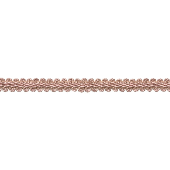 1/2" (1cm) Basic Solid Collection French Gimp Braid Trim # FGS,, Light Pink #K11 (Light Baby Pink) 10 Yards (30 ft/9.5m)