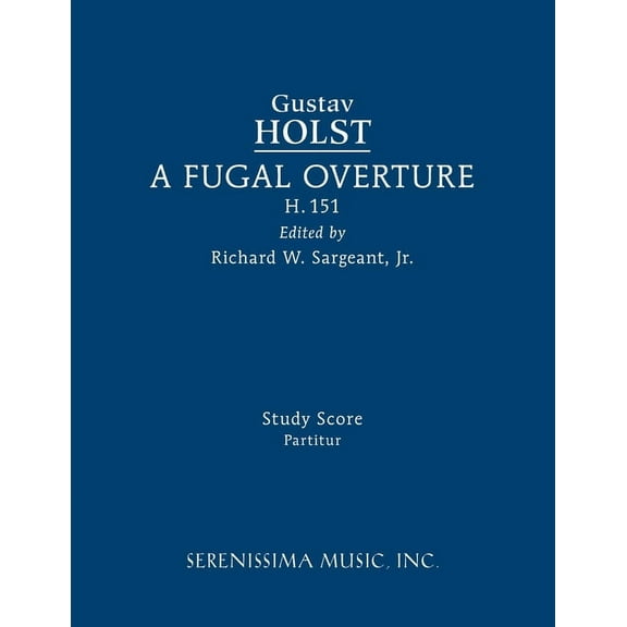 A Fugal Overture, H.151: Study score, (Paperback)