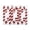 #1Rose Gold, variant on 6 Pack Christmas Ornaments Balls 12.5cm Shiny Glitter Striped Candy Cane Christmas Tree Decorations