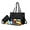 Black, variant on Packuum 3 in 1 Tote Bag,2 in 1 Lunch Bag Combo Women Purse and Lunch Combo,Laptop Tote For Business Work Travel