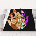 thumbnail image 1 of Manta de franela ultra suave y esponjosa de Los Picapiedra, cómoda, cálida y ligera, regalo para niñas, niños y mujeres, 1 of 8