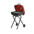 thumbnail image 5 of Americana Walk-A-Bout Charcoal Original Square Grill-100% Pre-Assembled Portable Steel, Red, 5 of 12