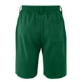 thumbnail image 4 of Chiccall Mens Shorts with Pocket Casual 2025 Summer Solid Elastic Waist Drawstring Stylish Swim Trunks XL Green, 4 of 5