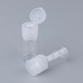 thumbnail image 3 of Las Botellas Plásticas Del ANIMAL DOMÉSTICO De De 20Pcs Con Superiores Del Tirón Vacian 10ML Para Los Maquillaje Líquidos Claro Macarena Botellas vacías con tapa abatible, 3 of 8