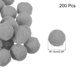 thumbnail image 2 of Bolas de fieltro Unique Bargains Pom Fieltro 1.5cm Claro Gris Paquete de 200, 2 of 5