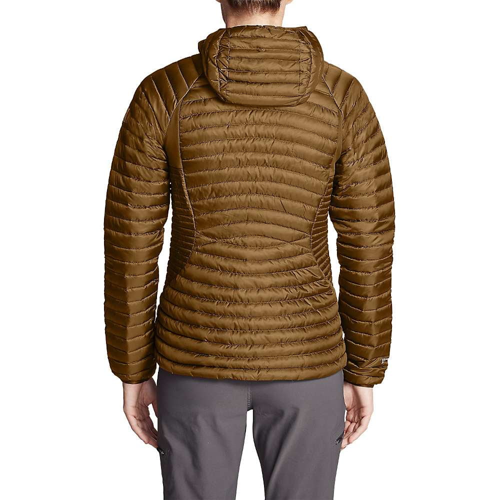 eddie bauer women's microtherm stormdown hooded jacket