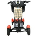 thumbnail image 4 of 36 Miles Long Range Lite Foldable Electric Scooter, 19" Wide Leather Seat Seat - Stylish Red, 4 of 9